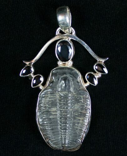 Sterling Silver Elrathia Trilobite Pendant #7042